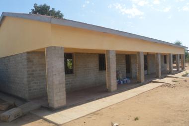 One of the school blocks constructed by ActionAid Malawi in partnership with Kuchene Women Forum