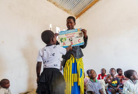 An ECD session at Mutu CBCC, Lilongwe