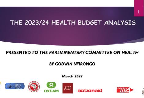 2023/24 Health Budget Analysis