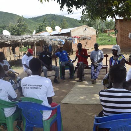 A Reflect Action Cycle meeting in Mzokoto, Rumphi