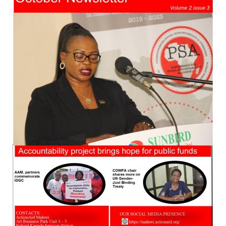 ActionAid Malawi October Newsletter