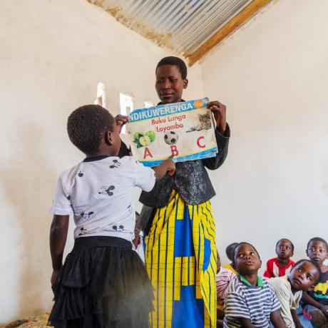 An ECD session at Mutu CBCC, Lilongwe