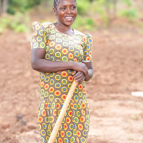 Irene Kaonga, a beneficiary of ActionAid Malawi interventions under Country Strategy Paper V