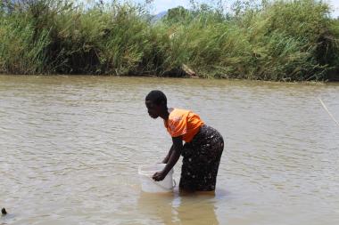 This is where Ngulube used to draw water for drinking from